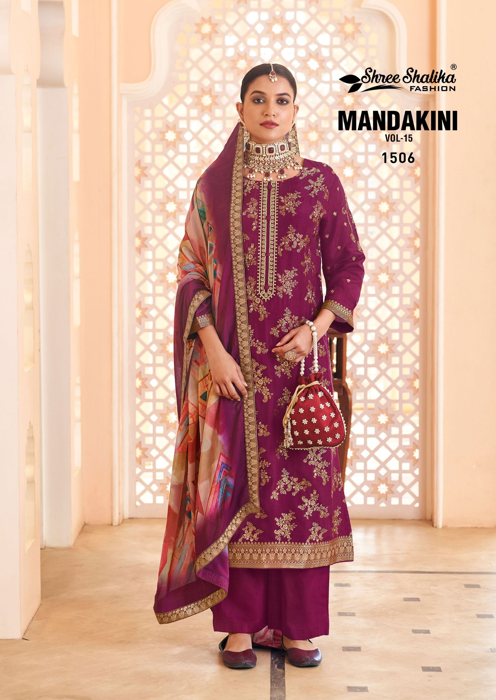 Mandakini Vol 15 By Shree Shalika Viscose Designer Salwar Kameez Suppliers In India